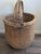 Chinese Antique Chinese Rice Gathering Basket With Handle For Sale - Image 3 of 6