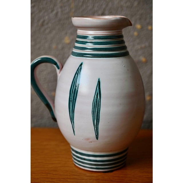 Ceramic Pitcher Vase by Yvon Roy, 1950s For Sale - Image 9 of 11