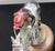 Mid 20th Century Lejeune Chrome Newmarket, Galloping Thoroughbred Racehorse W/ Black/ Red Enamel Jockey For Sale - Image 5 of 10