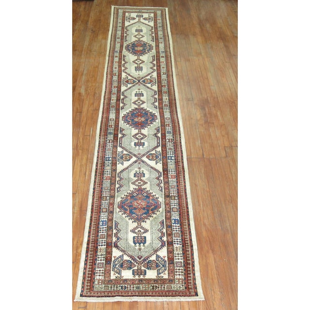 Long Tribal Persian Antique Serab Runner - 2'11" x 15'7" For Sale In New York - Image 6 of 9