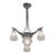 French Art Deco Chandelier by Muller Freres 1920s France For Sale