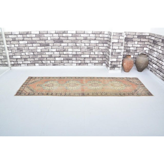 Handmade wool carpet in Turkish Anatolia , Vintage Oushak Rug,Turkish Vintage Anatolian Rug, Handmade wool Rug . One Of...