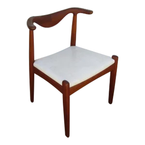 Mid 20th Century Svend Aage Madsen Teak Cowhorn Chair