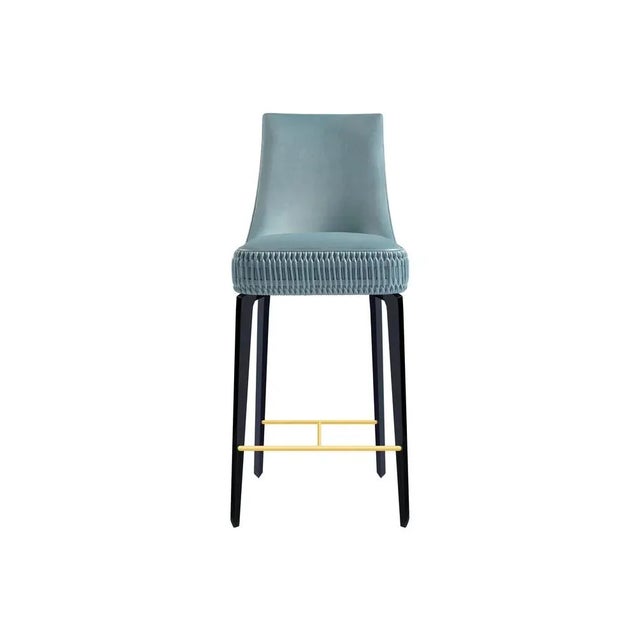 Not Yet Made - Made To Order Flame Bar Chair by Memoir Essence For Sale - Image 5 of 6