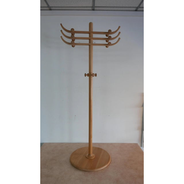 Beech Coat Rack by Soren Nissen & Ebbe Gehl for Aksel Kjersgaard, 1970s For Sale - Image 10 of 11