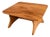 Arts & Crafts Elm Coffee Table with Pegged Joinery For Sale
