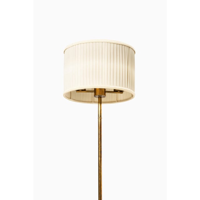 1950s Swedish Brass Floor Lamp from Stilarmatur, 1950s For Sale - Image 5 of 10