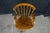 Mid 20th Century Mid Century Oak Bentwood Windsor Barrel Back Swivel Bankers Office Desk Chair For Sale - Image 5 of 18
