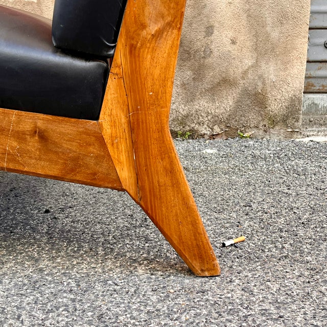 Large Lounge Chair in the style of Jens Risom, 1950s For Sale - Image 4 of 8