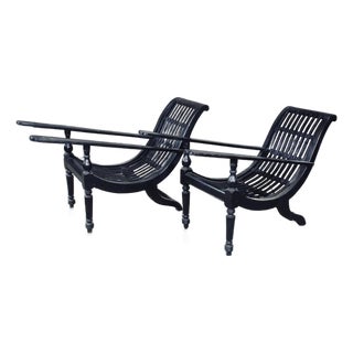 19th Century Anglo-Indian Plantation Lounge Chairs For Sale