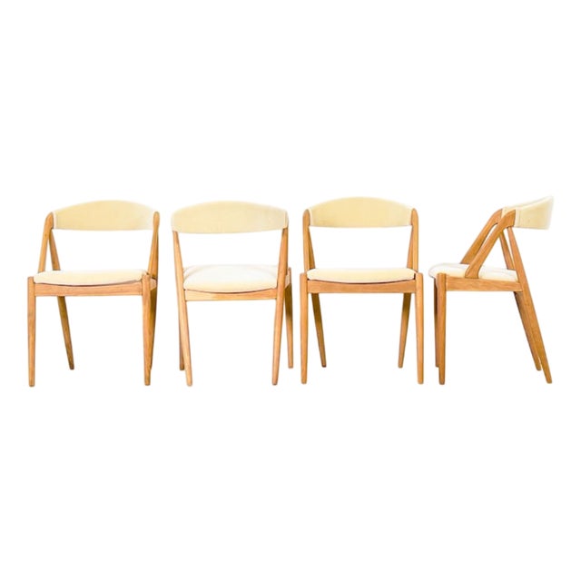 Oak Model 31 Dining Chairs, Denmark, 1960s, Set of 4 For Sale