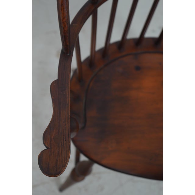 Set of 6 Dr Dimes Windsor Loop Back Dining Room Chairs For Sale - Image 11 of 18