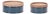 Blue Canisters (Set of 2) For Sale