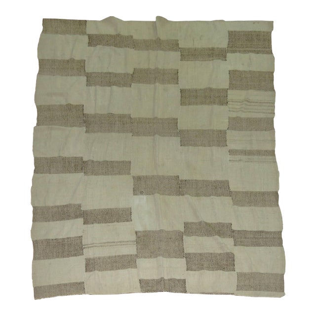 Vintage Minimalist Kilim from Turkey For Sale