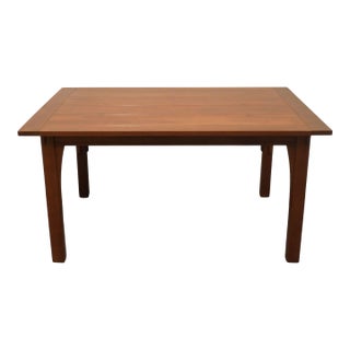 Stickley Furniture Solid Cherry Mission Style Arts & Crafts 60" Dining Table 91-799 For Sale