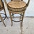French Country Barstools Faux Bois Swivel Set of 3 For Sale In Miami - Image 6 of 17