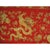 Metal 1870s Antique Red Chinese Dragon Square Doorway Silk and Metallic Thread Textile For Sale - Image 7 of 8