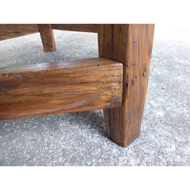 1800's Chestnut Country Dining Table. Seat 8 + For Sale - Image 4 of 7