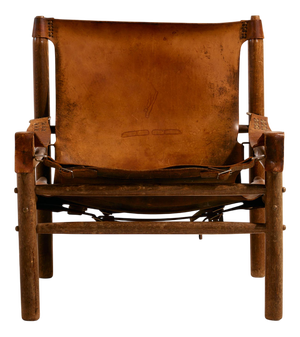 Hungarian Calf Leather Lounge Chair