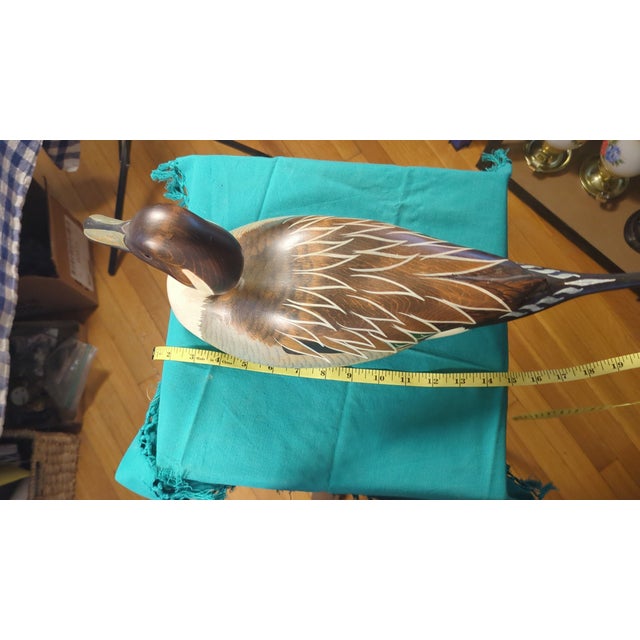 Late 20th Century 21" Big Sky Carvers Pintail - Signed Sally McMurray - Exhibition Size For Sale - Image 5 of 5