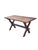 Antique French Oak Refectory Trestle Dining Table, 1900s For Sale - Image 3 of 14
