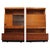 Pair of Italian Free-Standing Wall Units in Walnut on Ebonized Plinth Bases For Sale - Image 13 of 13