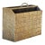 Vintage Brass and Wood Magazine Rack For Sale