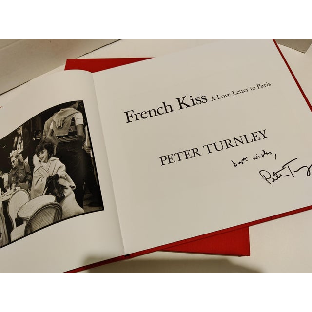 Red French Kiss a Love Letter to Paris by Peter Turnley - Signed 1st Edition For Sale - Image 8 of 13