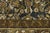 Textile 19th Century Antique Mahal Wool Rug With Charcoal Field & Olive Floral Motifs For Sale - Image 7 of 9
