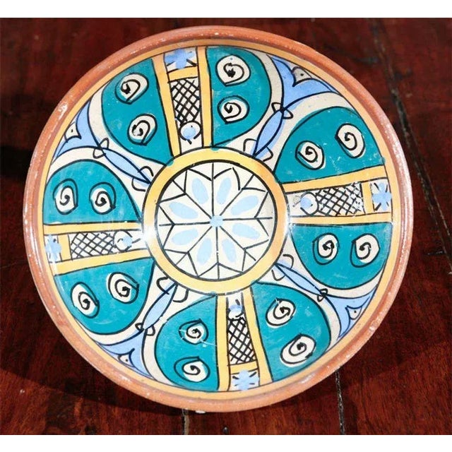 Brown Handcrafted Antique Moroccan Couscous Bowl From Fez, 19th Century For Sale - Image 8 of 9