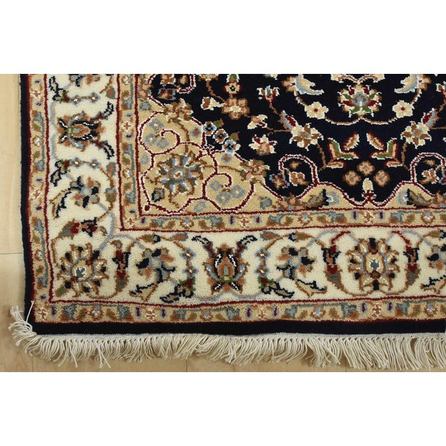 Nain Runner 2’9” X 17’10” Blue Wool Traditional Hand-Knotted Oriental Rug For Sale - Image 10 of 13