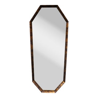 Sponge Decorated Mid-Century Modern Mirror by Weiman For Sale