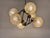 Metal Space Age Brass Ceiling Lamp by Richard Essig, 1970s For Sale - Image 7 of 18