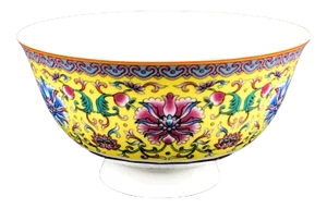 1990s Modern Reproduction of Chinese Famille Rose Porcelain Cup