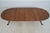 Baker Walnut English Style Oval Dining Table For Sale - Image 9 of 12