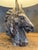 American 1970s Horse Head Table Lamps Metal Sculpture Rustic Equestrian Weathered - a Pair For Sale - Image 3 of 9
