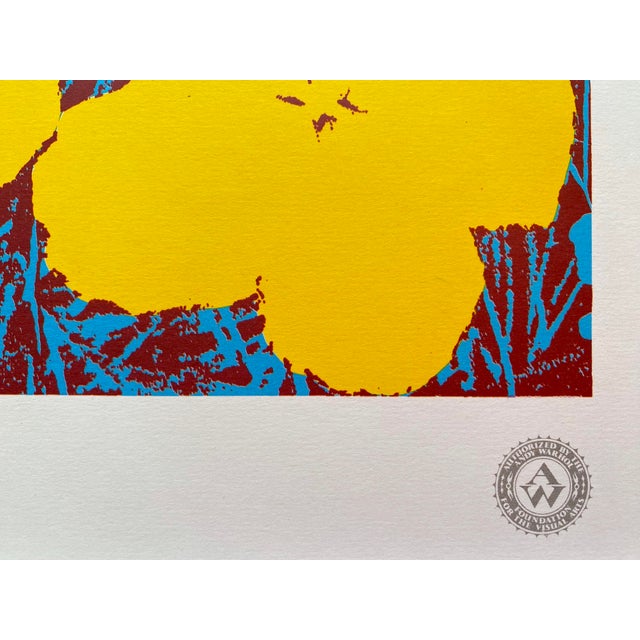 Andy Warhol Estate Vintage 1989 First Edition Lithograph Print Extra Large Framed Pop Art Poster " Flowers " 1970 For Sale - Image 14 of 15
