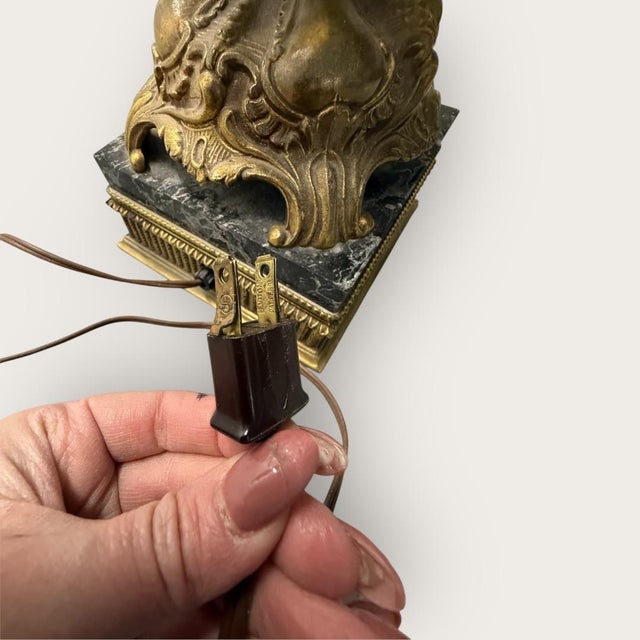 Transparent 1970s The Italian Crystal & Marble Lamp For Sale - Image 8 of 13