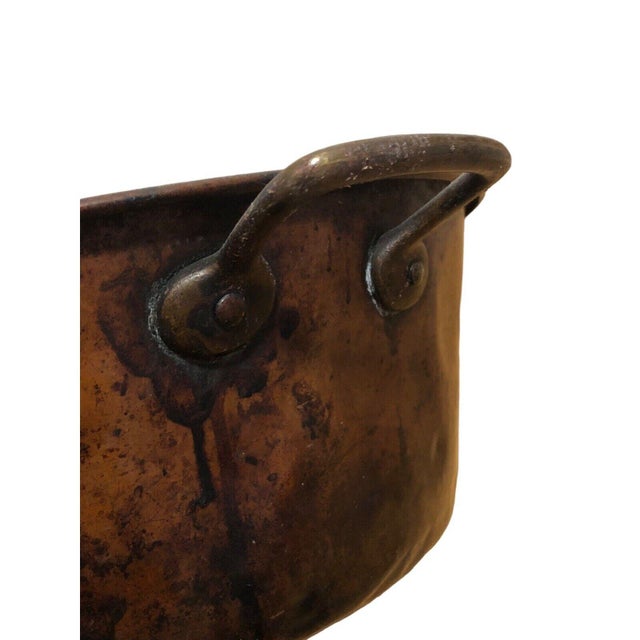 Antique Copper Jam Pan Pot With Handles Chairish