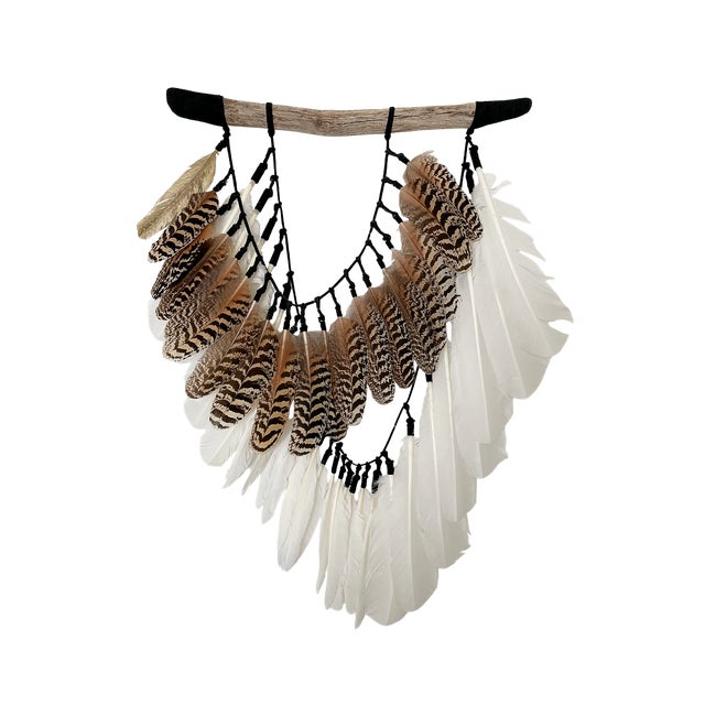 Velvet and Aurum Kristen Leigh Baker | 2024 Medium: Ethically sourced hand selected exotic feathers, white feathers,...