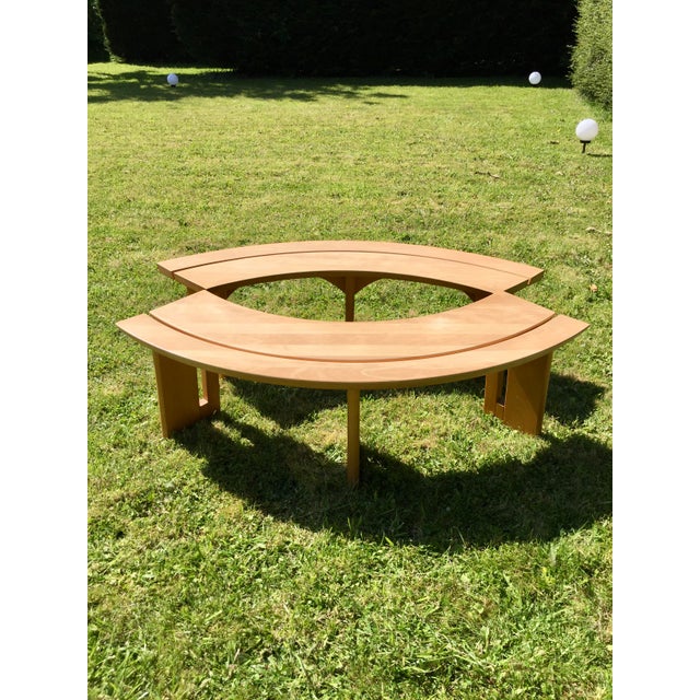 Wood Vintage Benches from Pierre Chapo, 1973, Set of 2 For Sale - Image 7 of 18