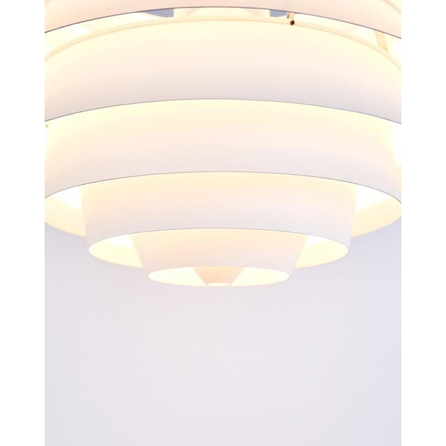 PH Louvre Pendant Light in Metal by Poul Henningsen for Louis Poulsen, 1957 For Sale - Image 10 of 14