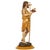 POLYCHROME AND GILTWOOD FIGURE OF SAINT JOHN THE BAPTIST Probably Alpine, possibly Tyrolean, first half of the 19th...