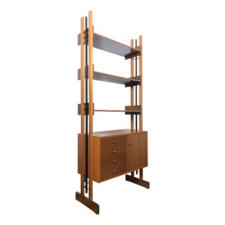 Vintage Single-Span Bookcase, 1960s For Sale