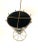Modern Black Metal Umbrella Stand With Leaves Appliqué For Sale - Image 3 of 6