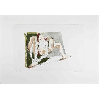 Franco Marzilli, Ballerina, Etching, 1990s For Sale