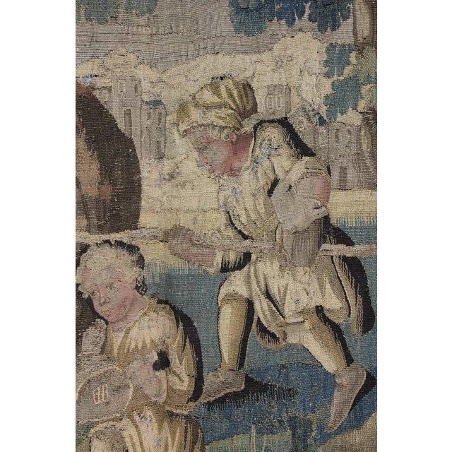 Flemish Verdure Garden Tapestry For Sale - Image 9 of 11
