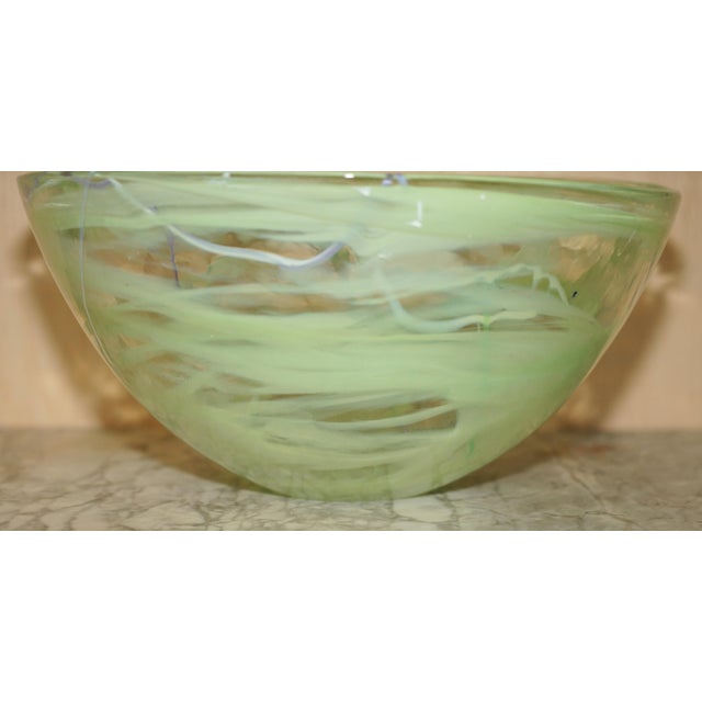 Vintage Decorative Glass Bowl by Anna Ehrner For Sale - Image 4 of 15
