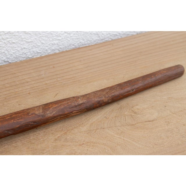19th Century 36" Long Wabi Sabi Wood Spoon For Sale - Image 5 of 8