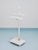 Gold Art Nouveau White and Brass Valet Jugendstil Clothing Stand, Vienna, Austria, 1920s For Sale - Image 8 of 15